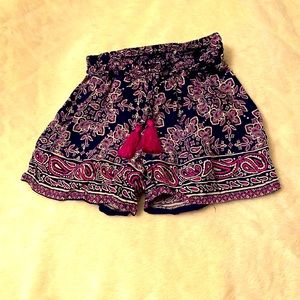 Justice shorts size 6